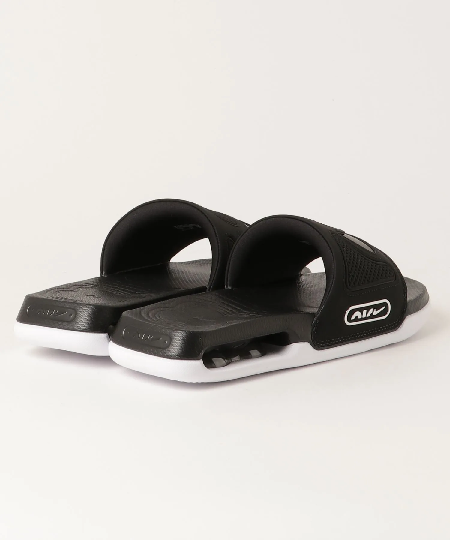 Мужские спортивные сандалии с амортизацией Air Nike Airmax Cirro Slide MDC1460 черные — фото 2