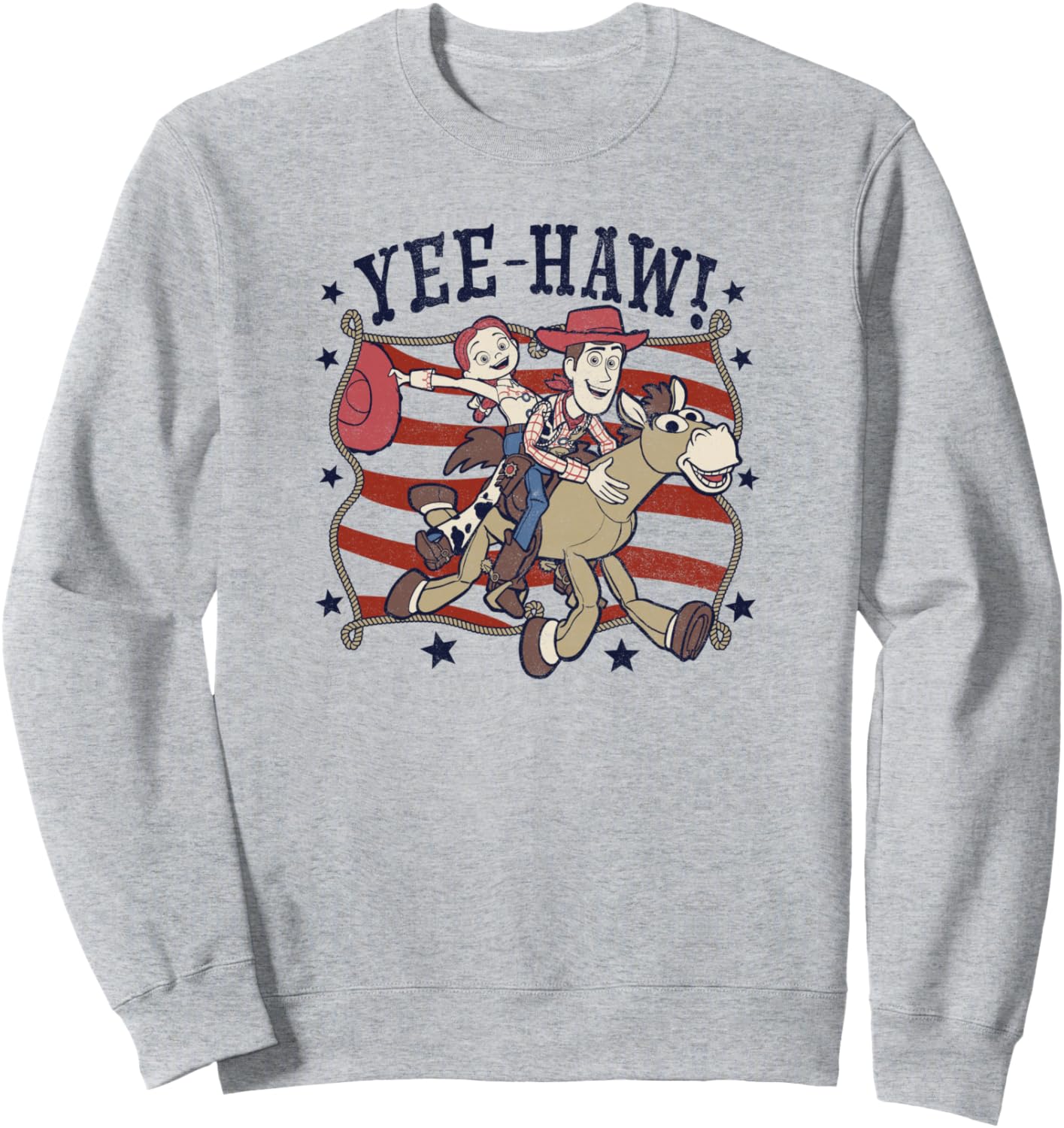 

Толстовка с изображением Вуди и Джесси из мультфильма Disney Pixar «История игрушек» ко Дню независимости США, серая, Серый, Толстовка с изображением Вуди и Джесси из мультфильма Disney Pixar «История игрушек» ко Дню независимости США, серая