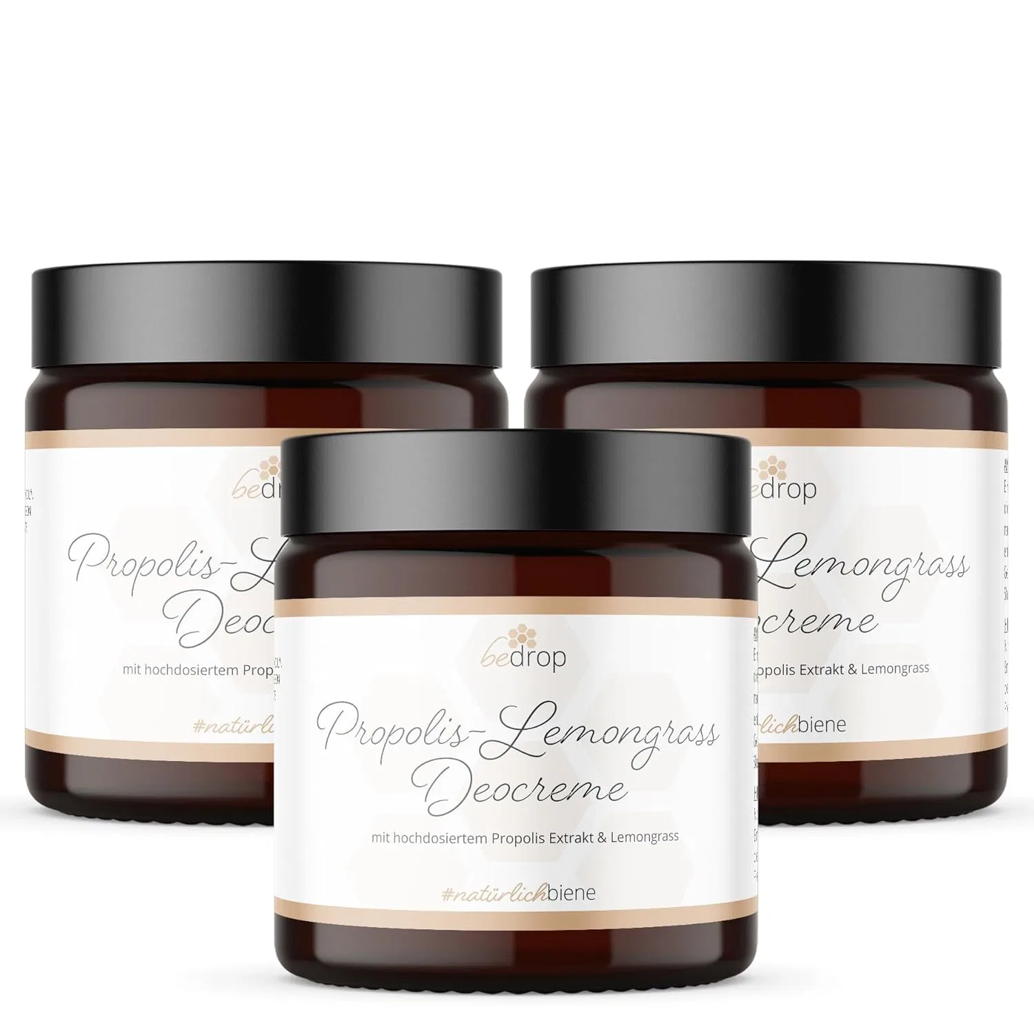 Крем-дезодорант bedrop Propolis Lemongrass, 30 мл (набор 3 шт.) Bedrop