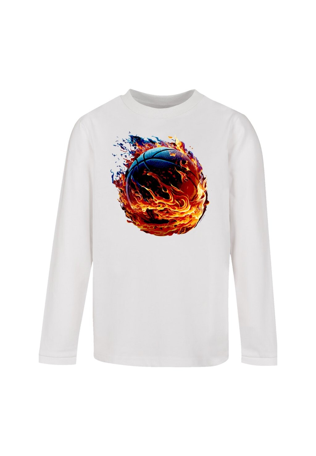 

Рубашка с длинным рукавом BASKETBALL ON FIRE F4NT4STIC, белый