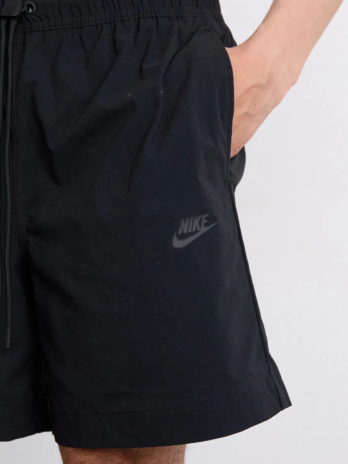 Свободные брюки в стиле 'Техно' Nike Sportswear, Black — фото 2