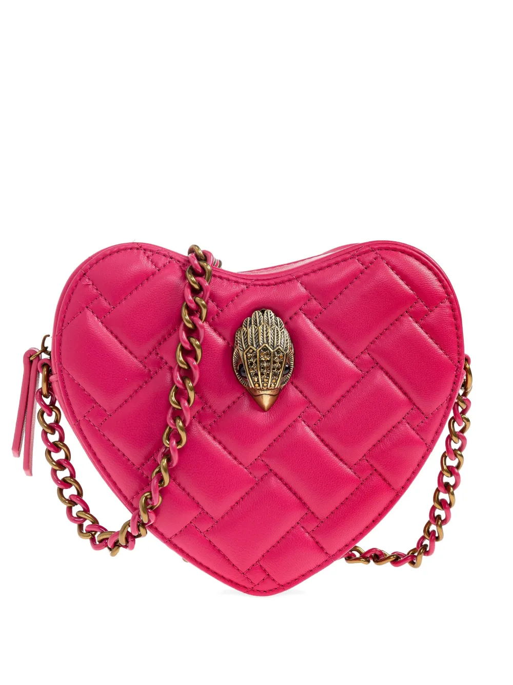 

Стеганая сумка через плечо Kensington Heart Kurt Geiger London, розовый