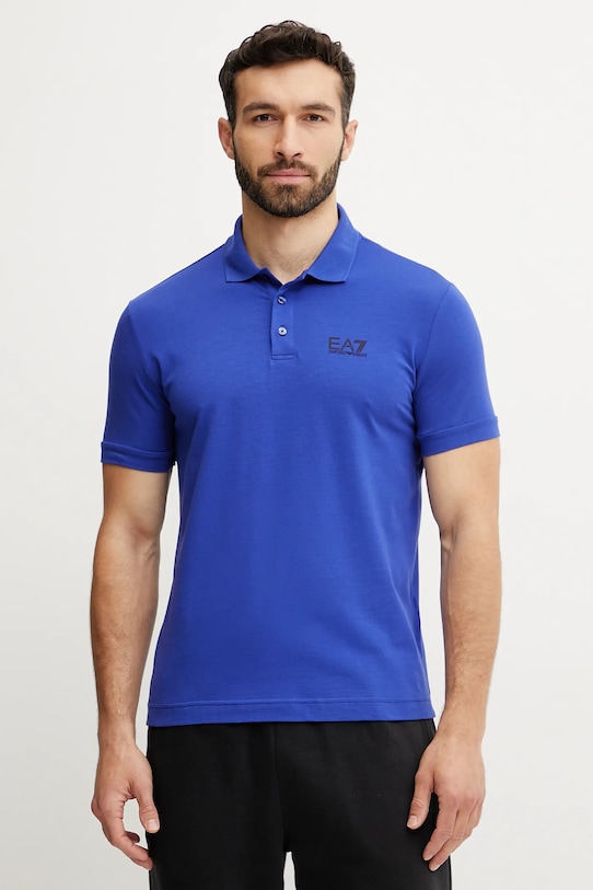 

Поло Ea7 Emporio Armani, фиолетовый