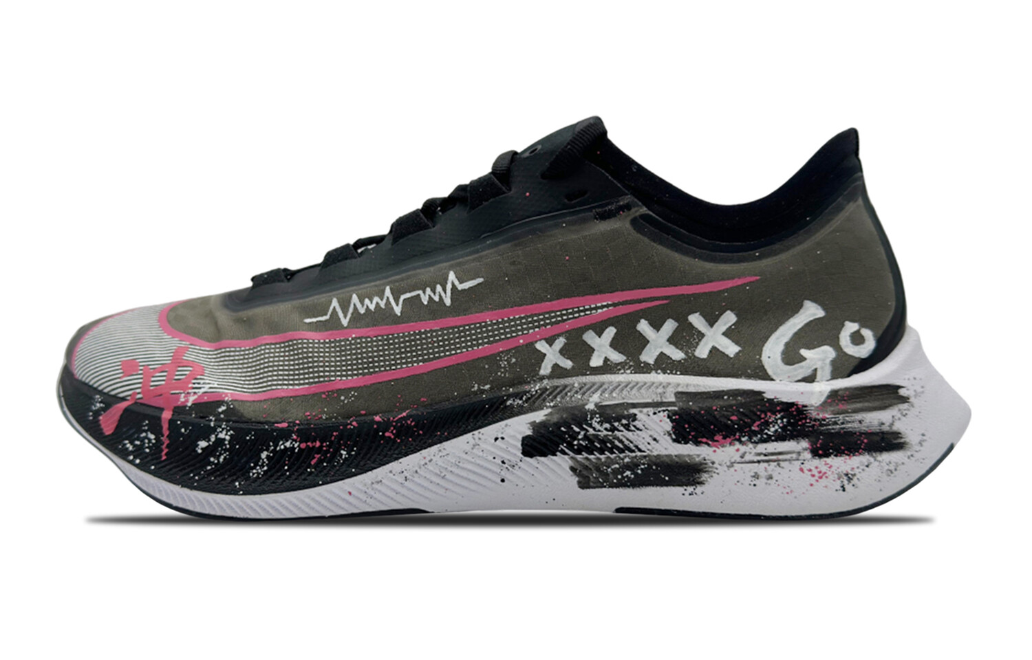

Кроссовки Zoom Fly 3 мужские низкие черные Nike