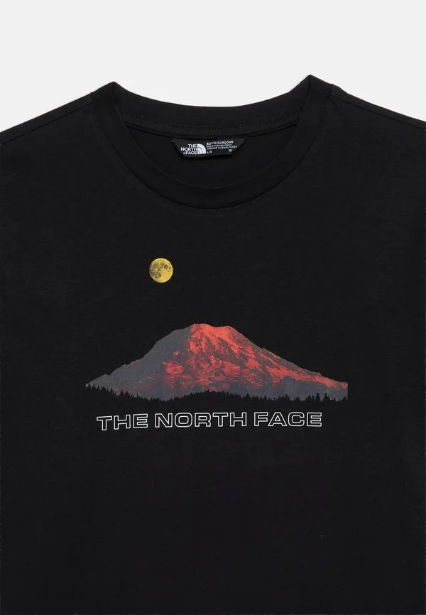 Футболка с коротким рукавом и принтом "горная ночь" The North Face, Black — фото 3