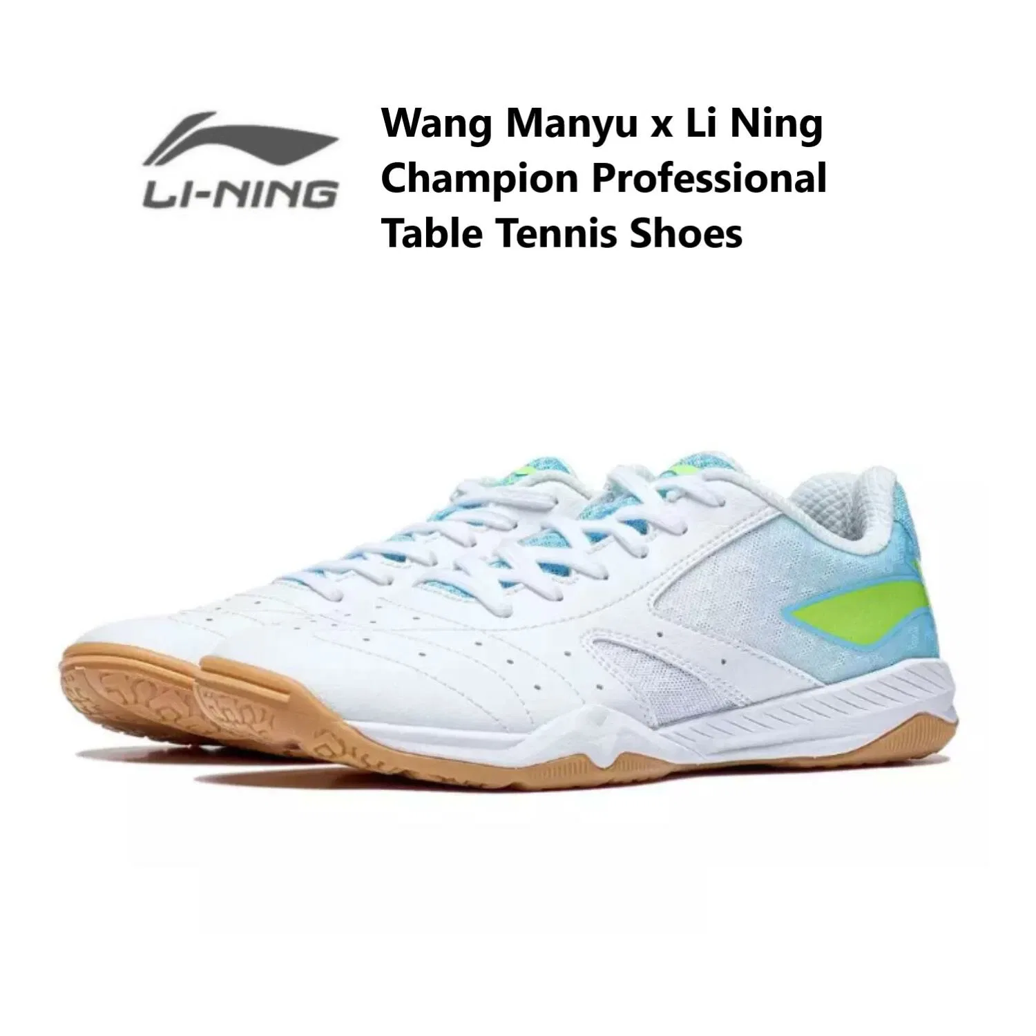 Кроссовки для настольного тенниса «Champion Professional» от Li-Ning, White/Blue