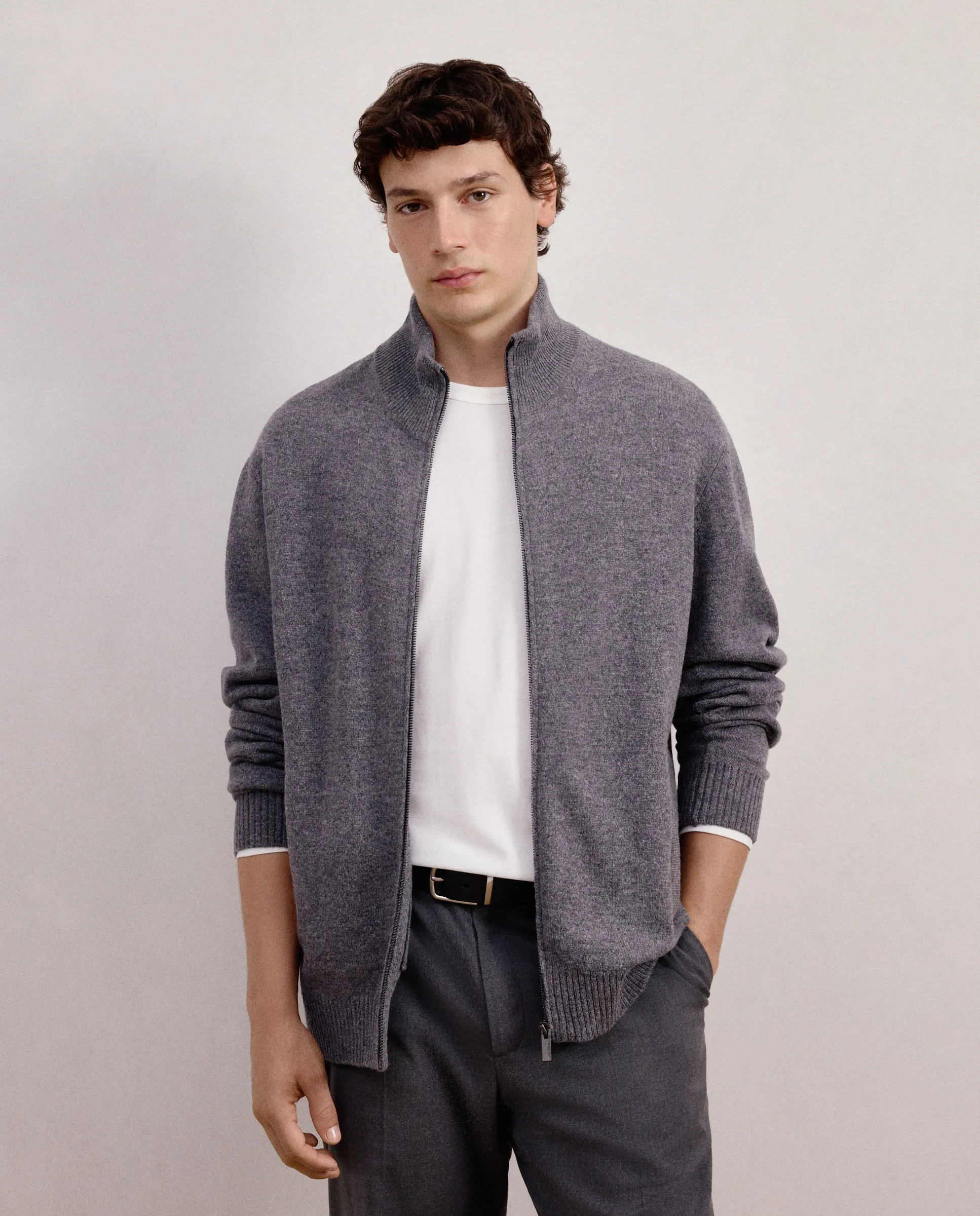 

Мужская куртка на молнии Dustin, темно-серый