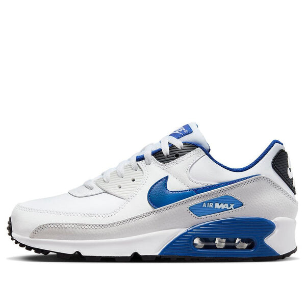 

Кроссовки air max 90 white black blue Nike, белый