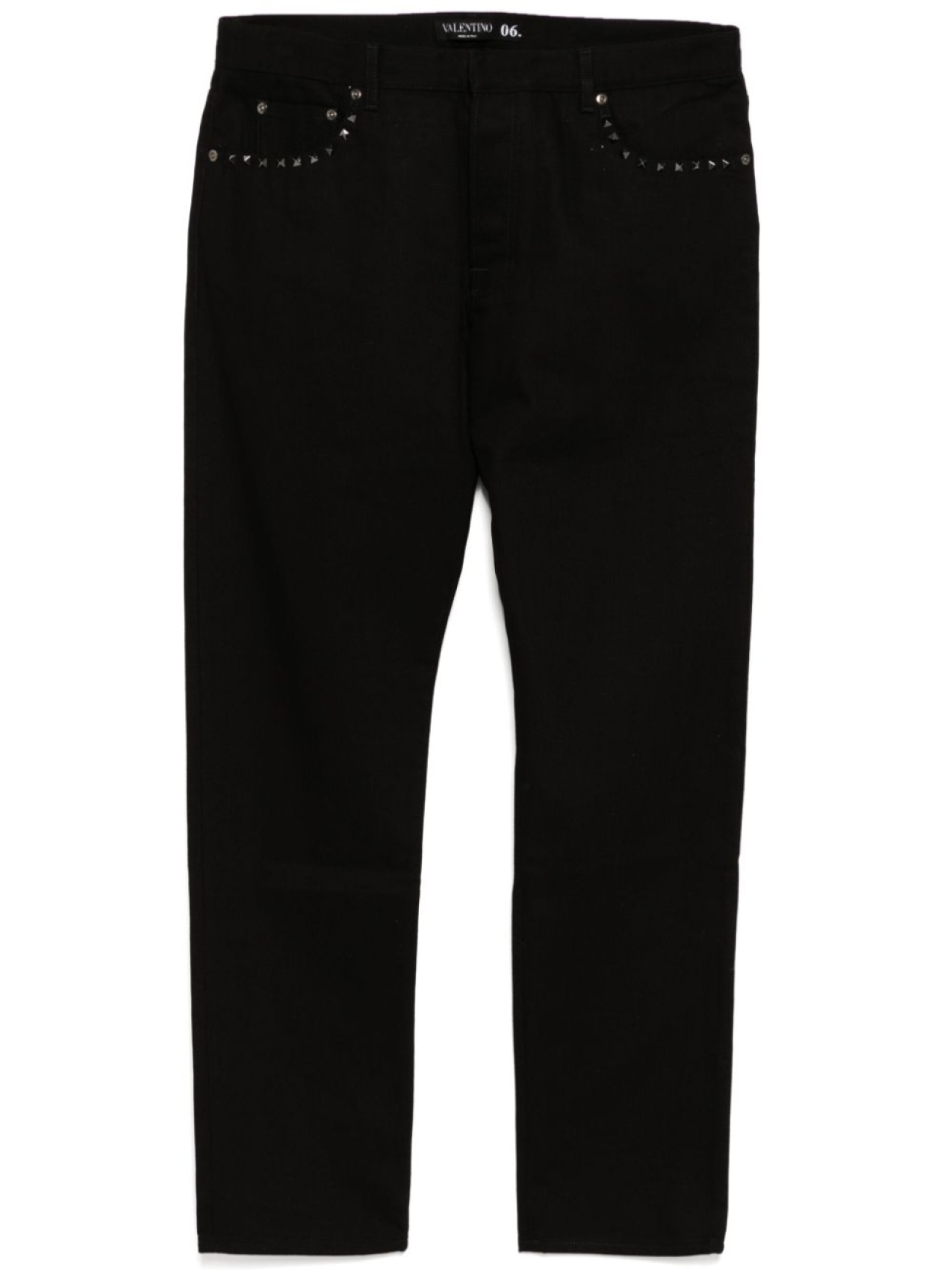 

Valentino Garavani джинсы с декором Rockstud, черный