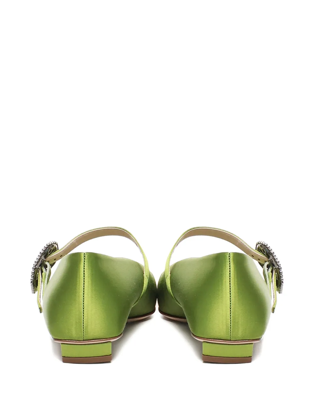 Балетки Мэри Джейн Belle Vivier Roger Vivier, зеленый — фото 4