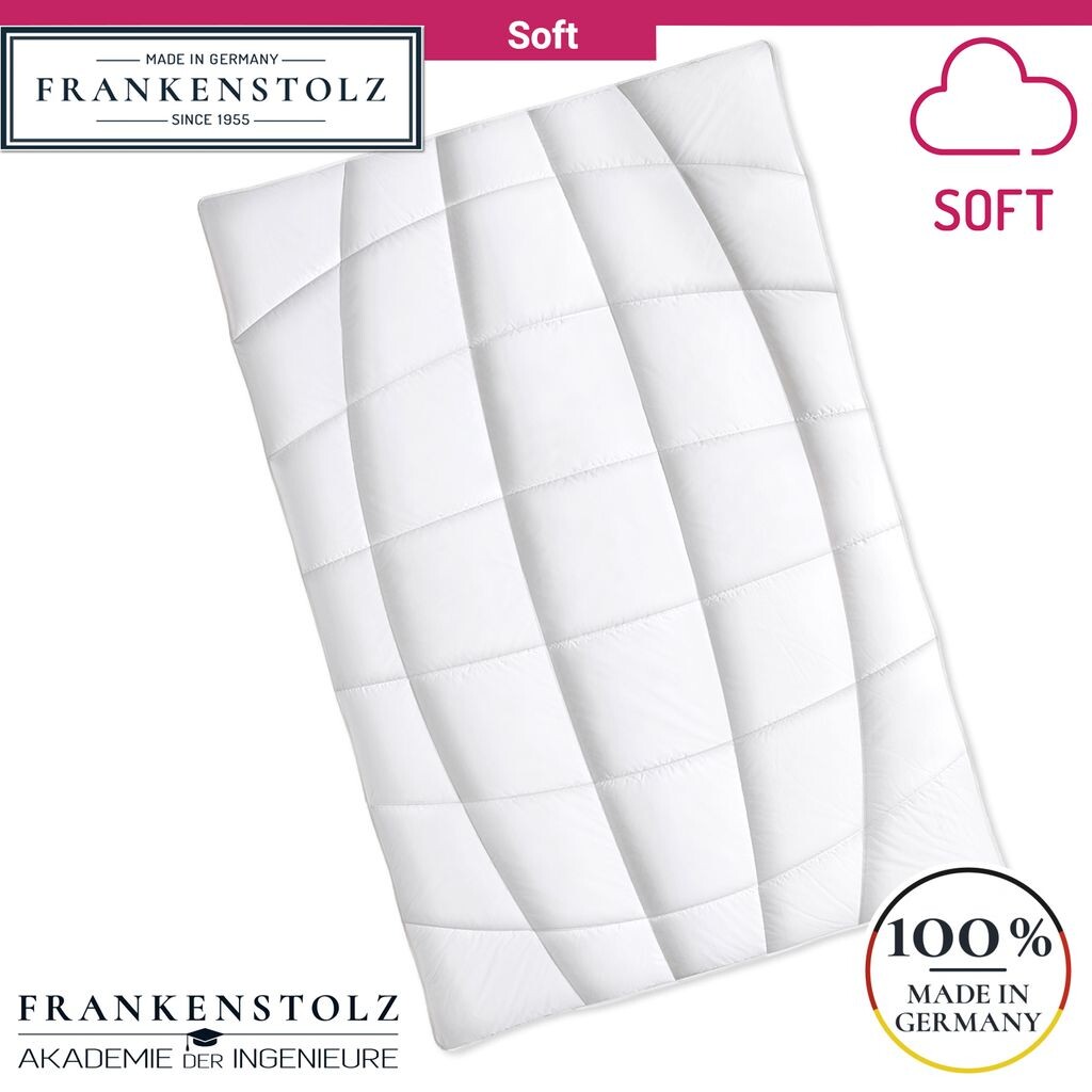 

Стеганые кровати Frankenstolz Soft - размер и вариант на выбор, размеры: 155 x 200 см, наполнитель: Duo-Light Frankenstolz Gute Bettwaren