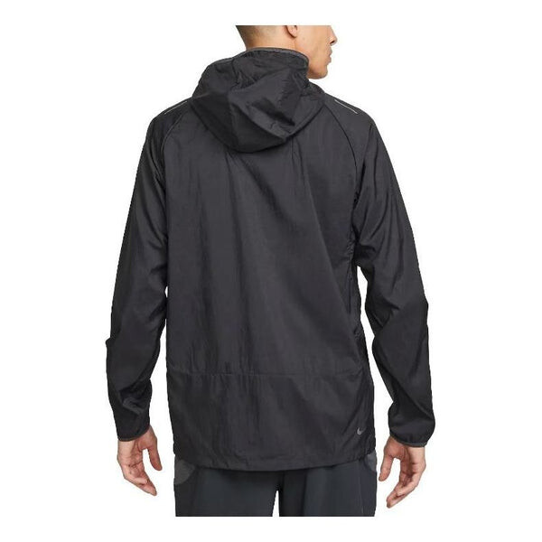 Куртка trail aireez lightweight running jacket 'black' Nike, черный — фото 2