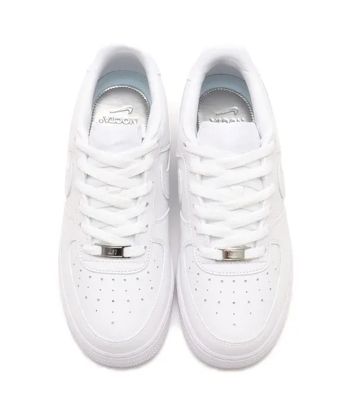 Детские кроссовки с дизайном NOCTA NIKE AIR FORCE 1 GS белые — фото 2