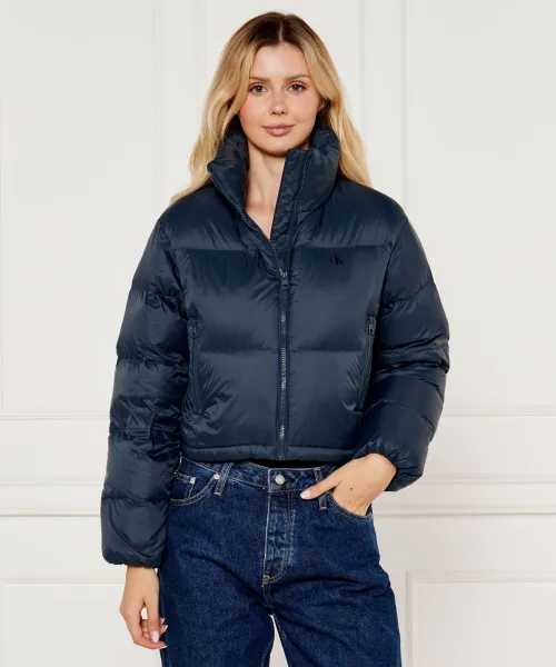 

Пуховик Cropped fit Calvin Klein Jeans, синий