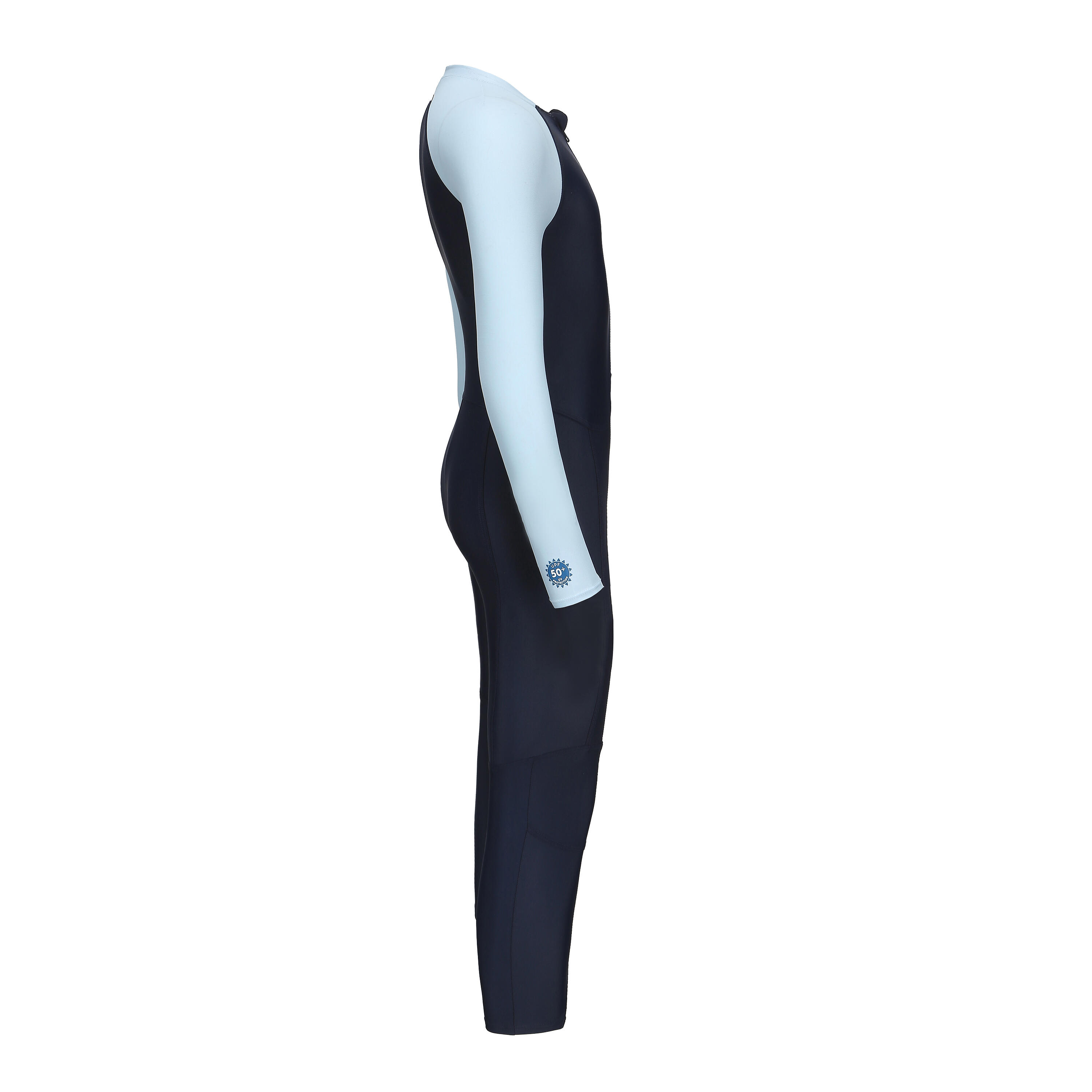 Мужские детские длинные плавки Nabaiji UV Combiswim 100 SPACE BLUE — фото 3