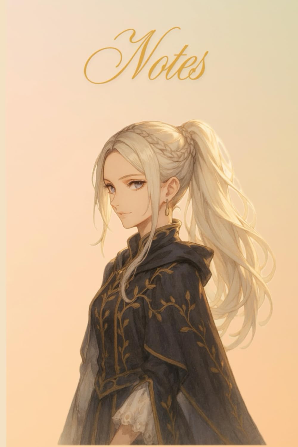 

Anime Journal: Golden Thoughts - Fantasy Notizbuch für Kreatives Schreiben & Ideen: Liniertes Tagebuch und Geschenkidee für Anime- und Fantasy-Fans - 120 Seiten, liniert, 6x9 Zoll (German Edition) (Independently published)