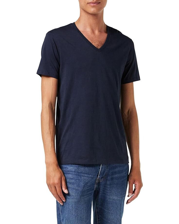 

Футболка Armani Exchange V-Neck, темно-синий