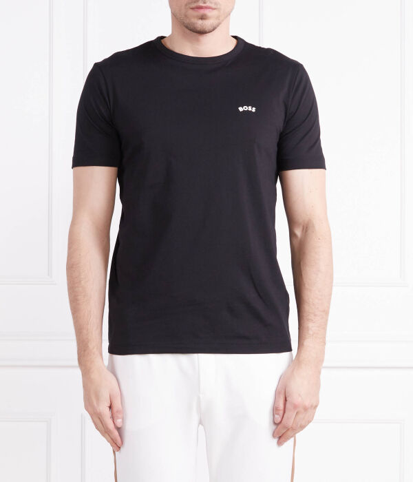 

Футболка с закругленным вырезом Regular fit Boss Green, черный