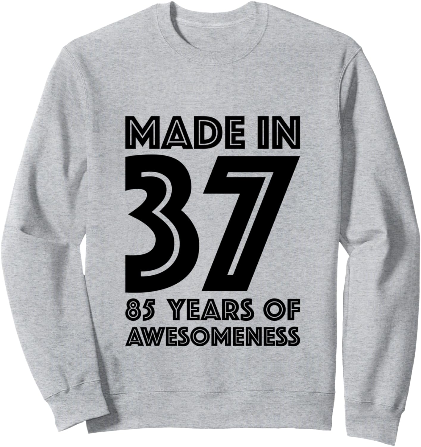 

Толстовка на 85-летие, мужчина, возраст 85 лет, дедушка, 1937 год, толстовка 85Th Birthday Mens Womens Age 85 Apparel 1937, серый