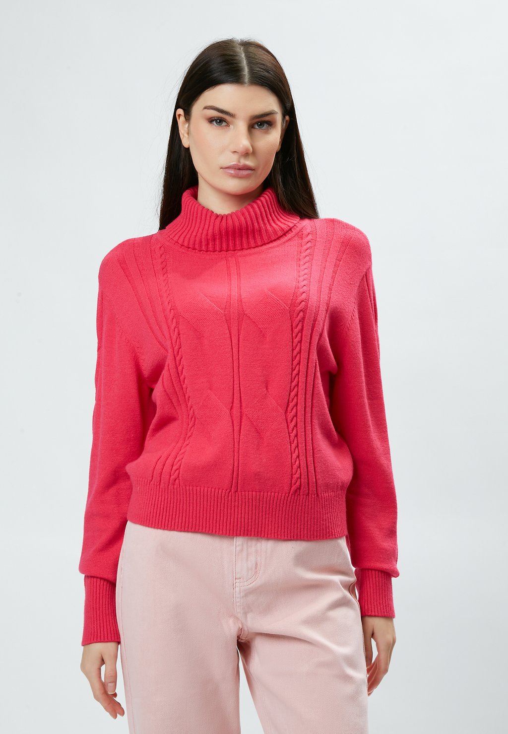 

Джемпер TURTLENECK CABLE INFLUENCER, лиловый
