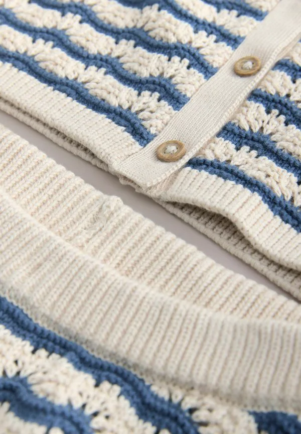 Брюки стандартного кроя Next, Navy Stripe — фото 3