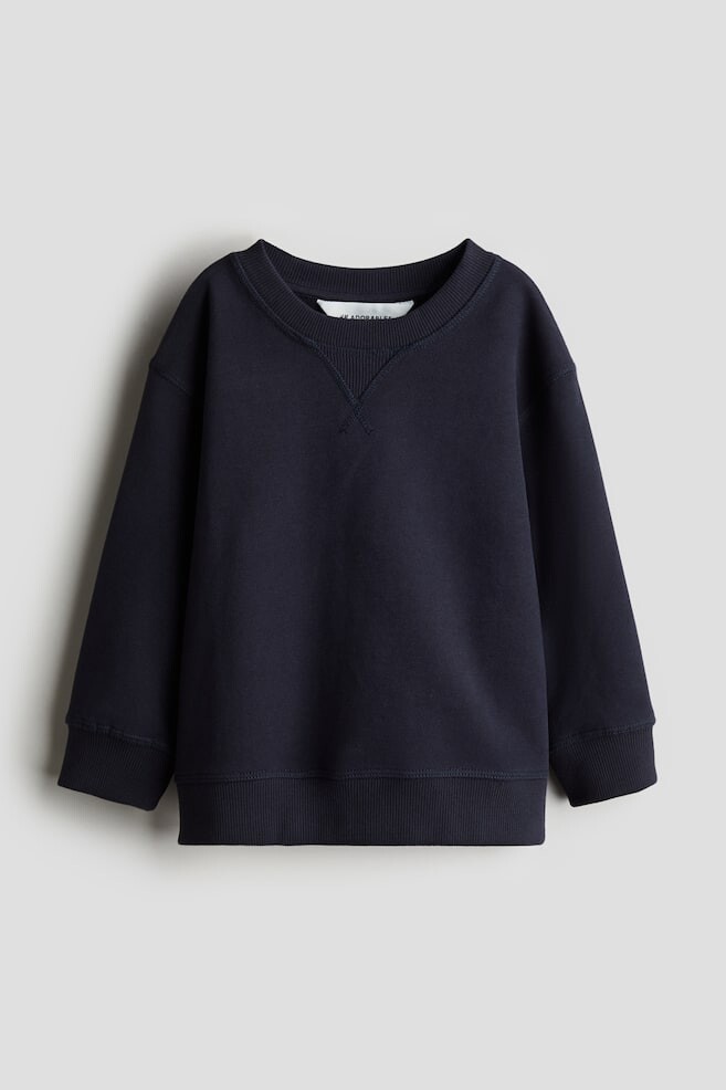 

Толстовка с круглым вырезом H&M, синий