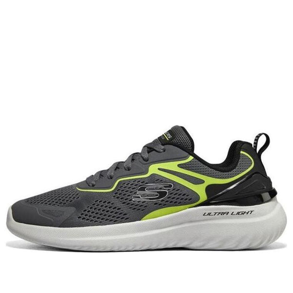 

Кроссовки bounder 2 'black green' Skechers, черный