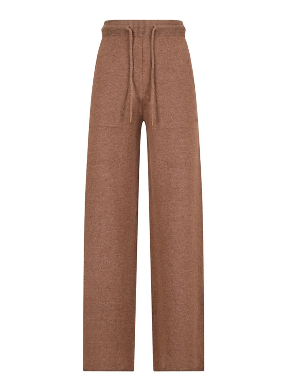 

Фактурные брюки с кулиской MAX MARA, коричневый