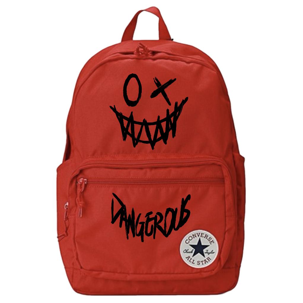 

Converse Полиэстеровый рюкзак обычный унисекс красный, Red