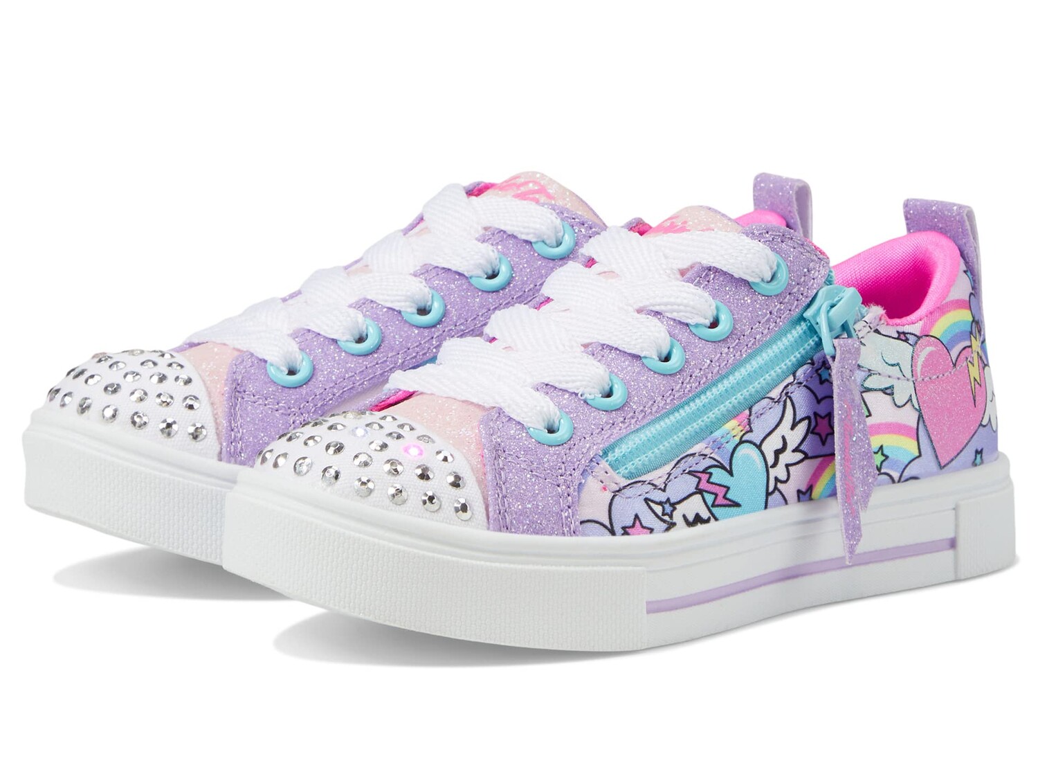 

Кроссовки SKECHERS KIDS Twinkle Sparks - Flying Hearts 314805L (Little Kid)