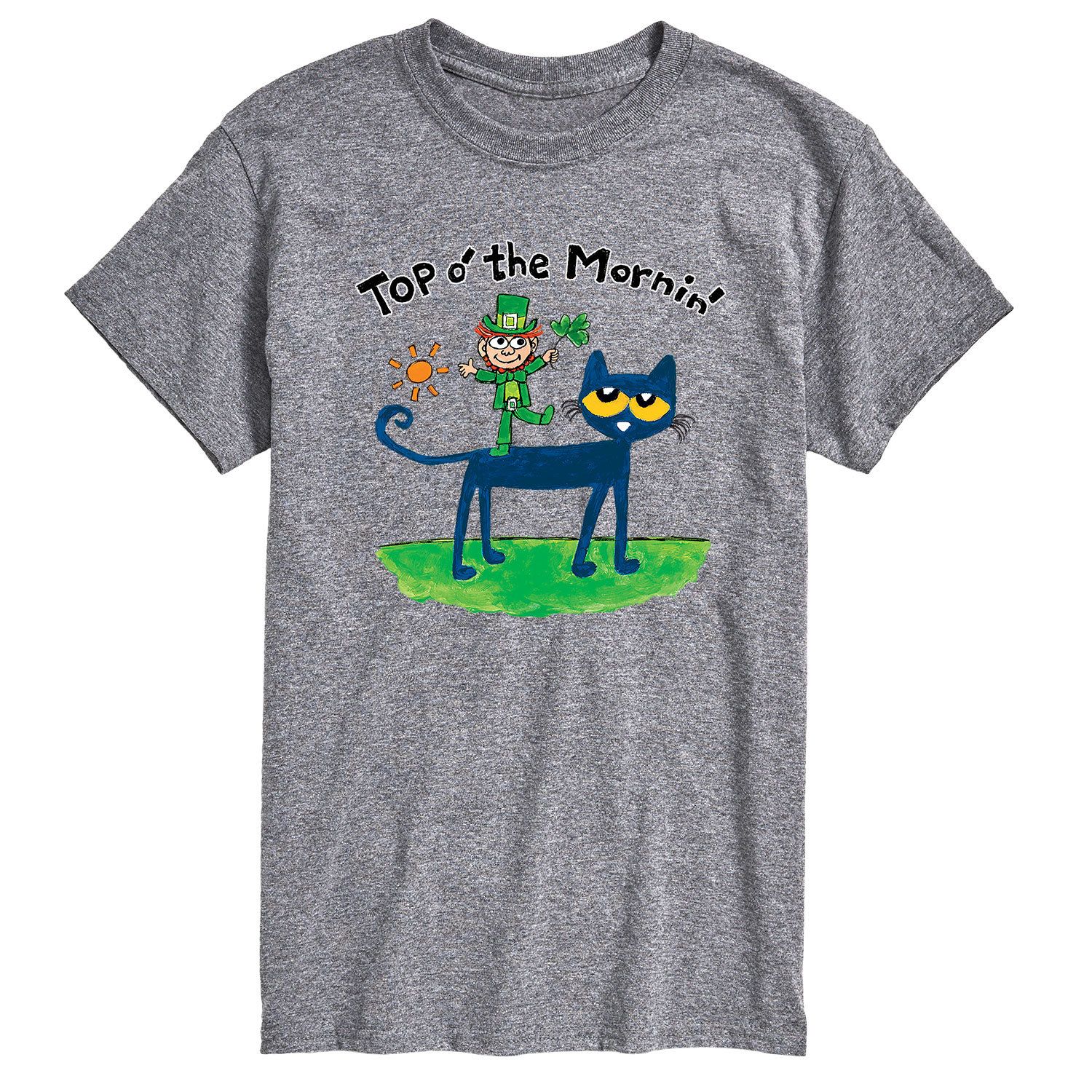 

Мужская футболка Pete The Cat Mornin' Leprechaun Licensed Character