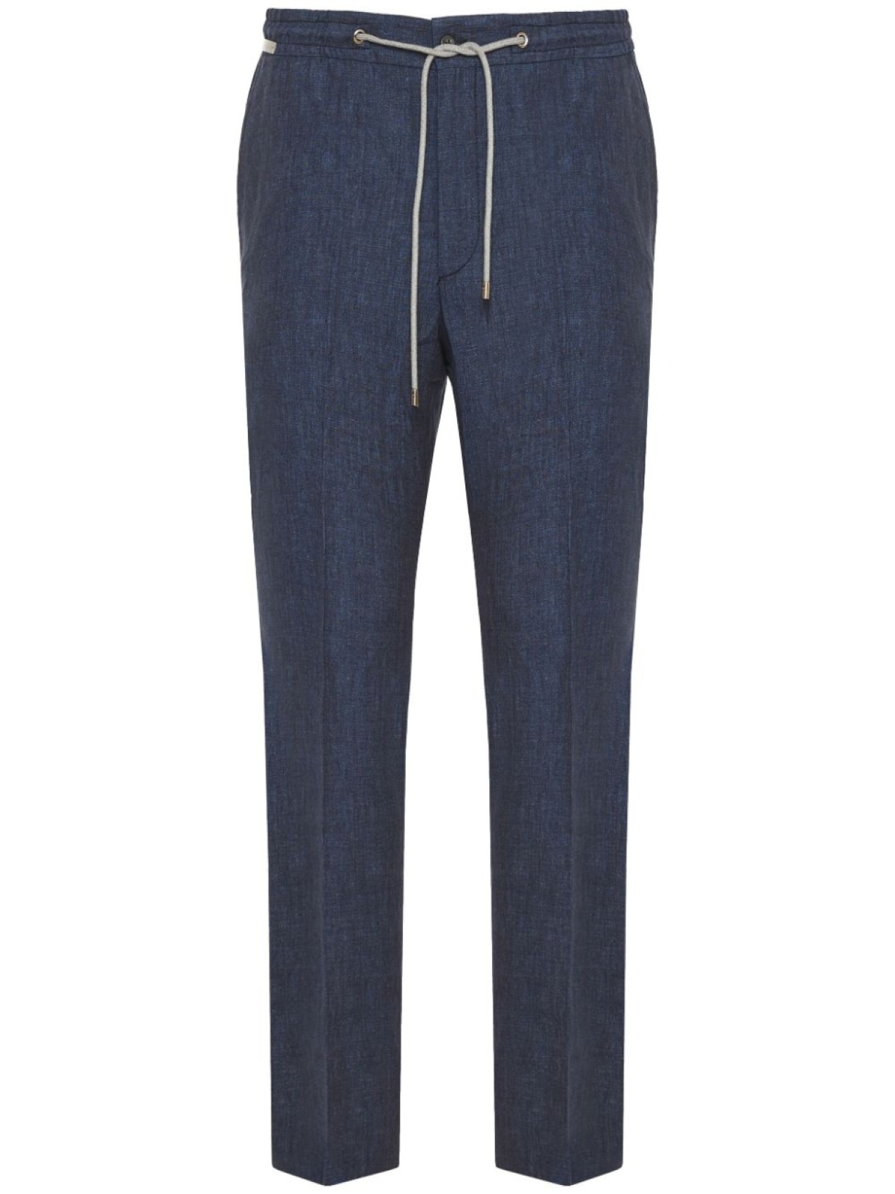 

Льняные брюки с кулиской Corneliani, синий
