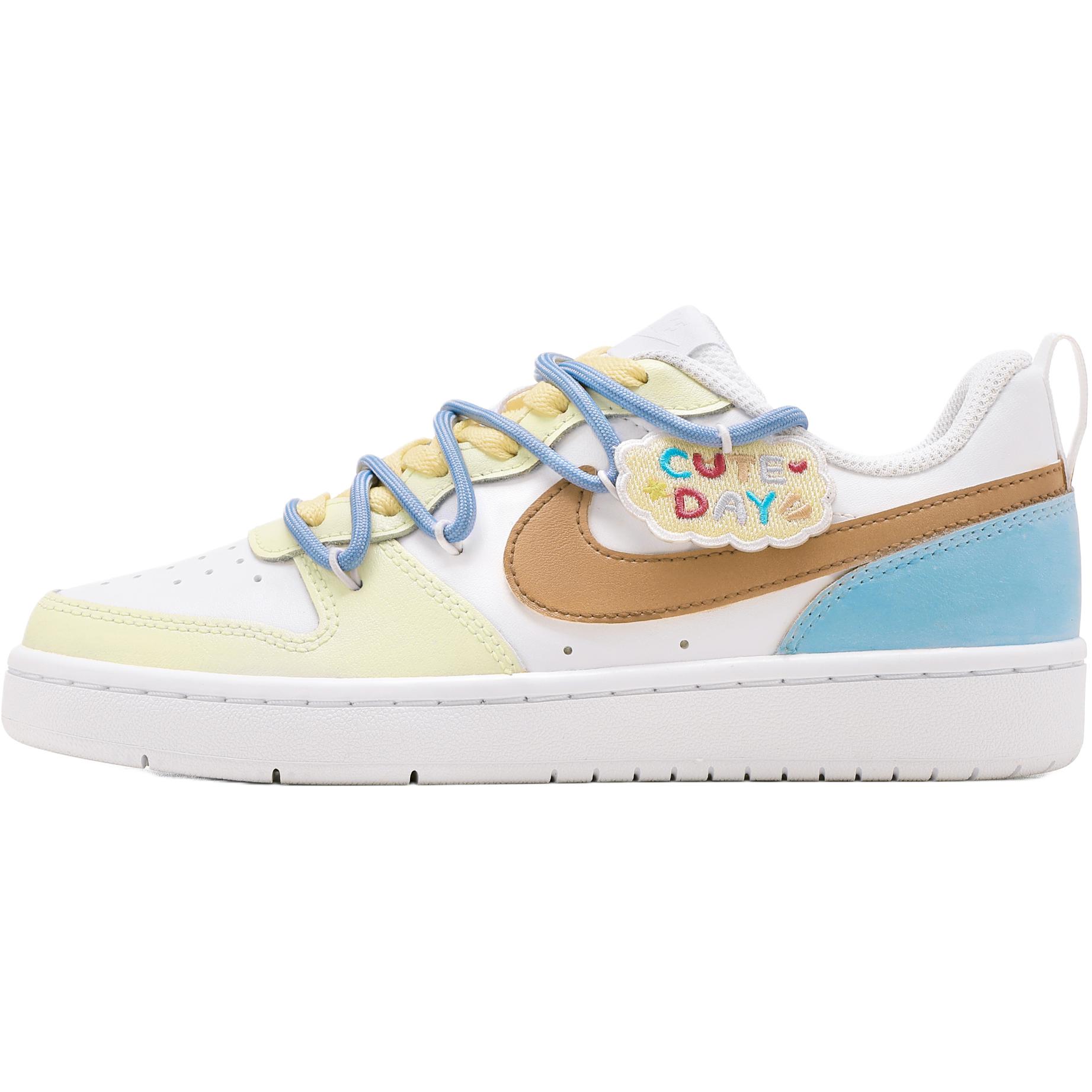 

Кроссовки для скейтбординга Court Borough Fairy Tale Dream с низким верхом, нескользящие, для детей и подростков Nike, синий