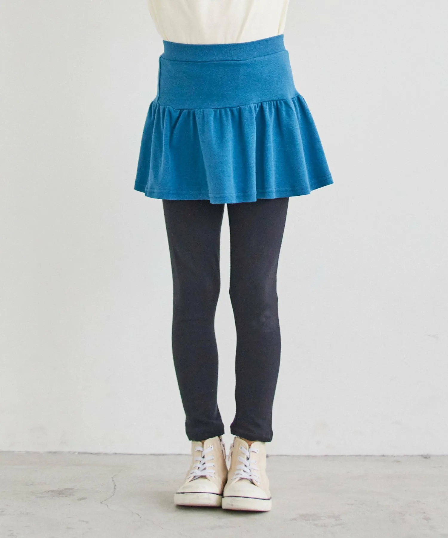 Юбка Эластичные юбки (со сборками) Ever Closet, Dark Blue B