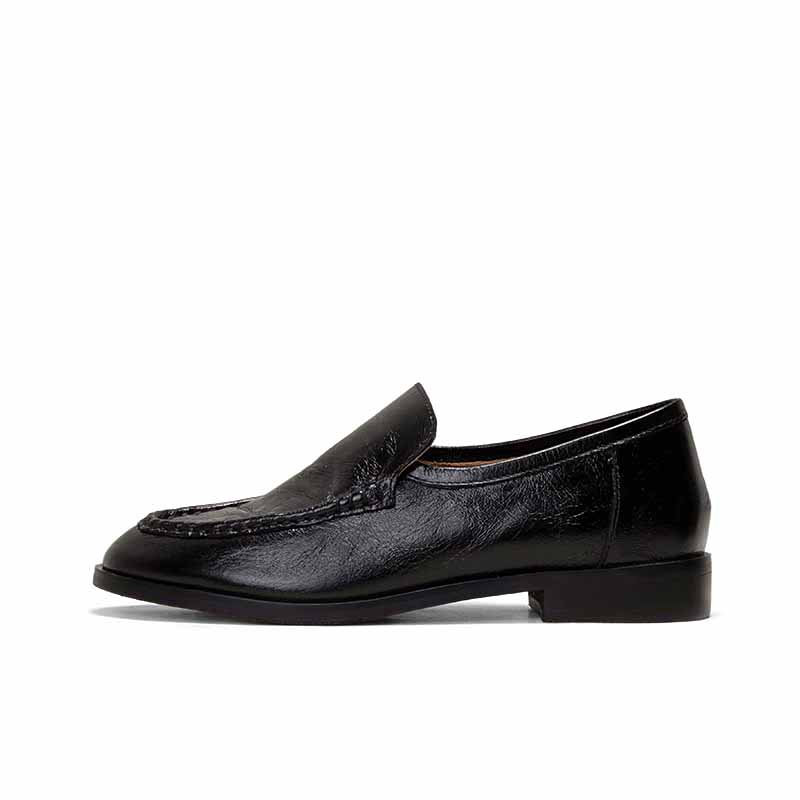 SHOEMAKER QUEEN Лоферы женские черные