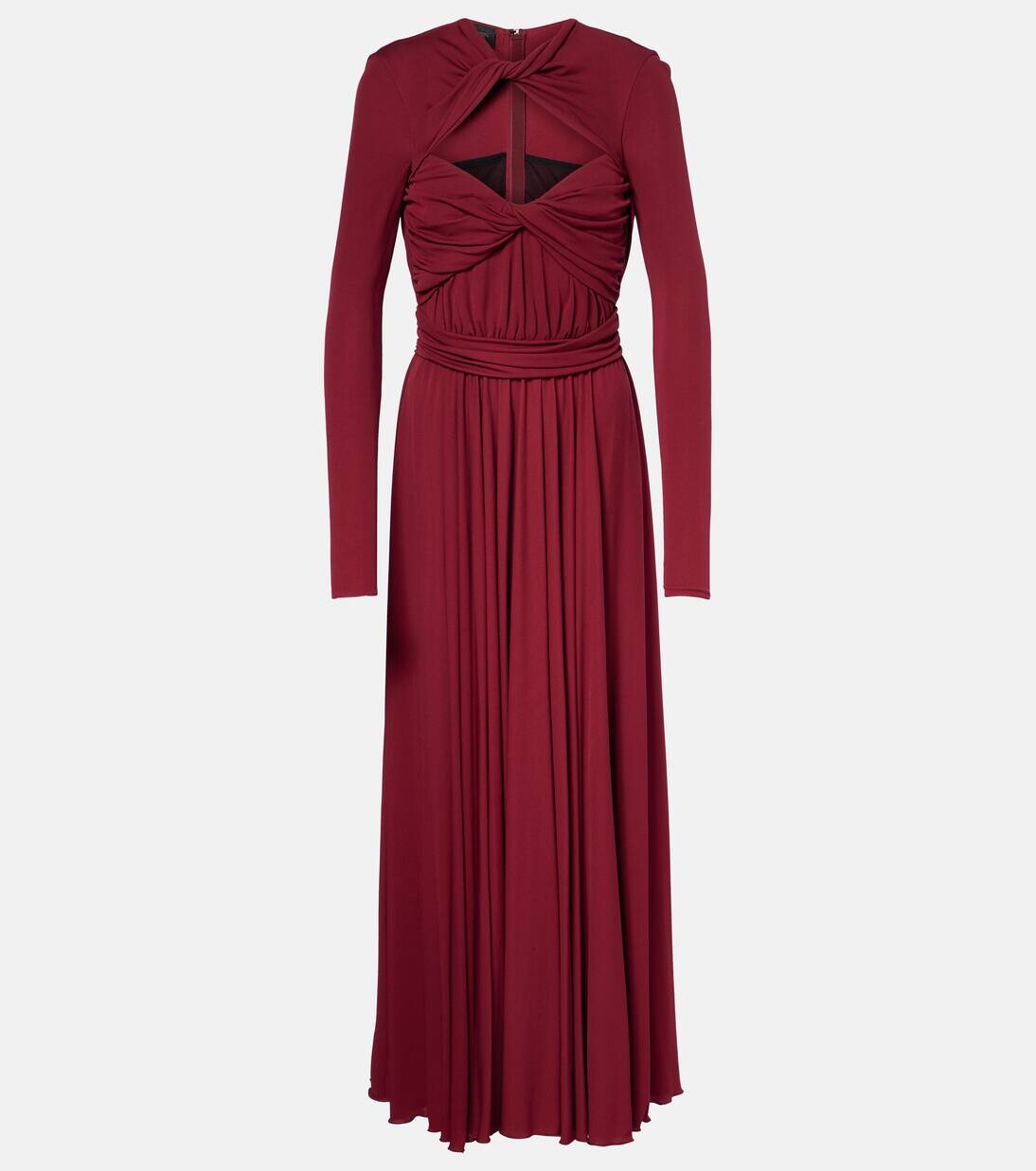 

Платье из джерси Giambattista Valli, цвет rouge/noir