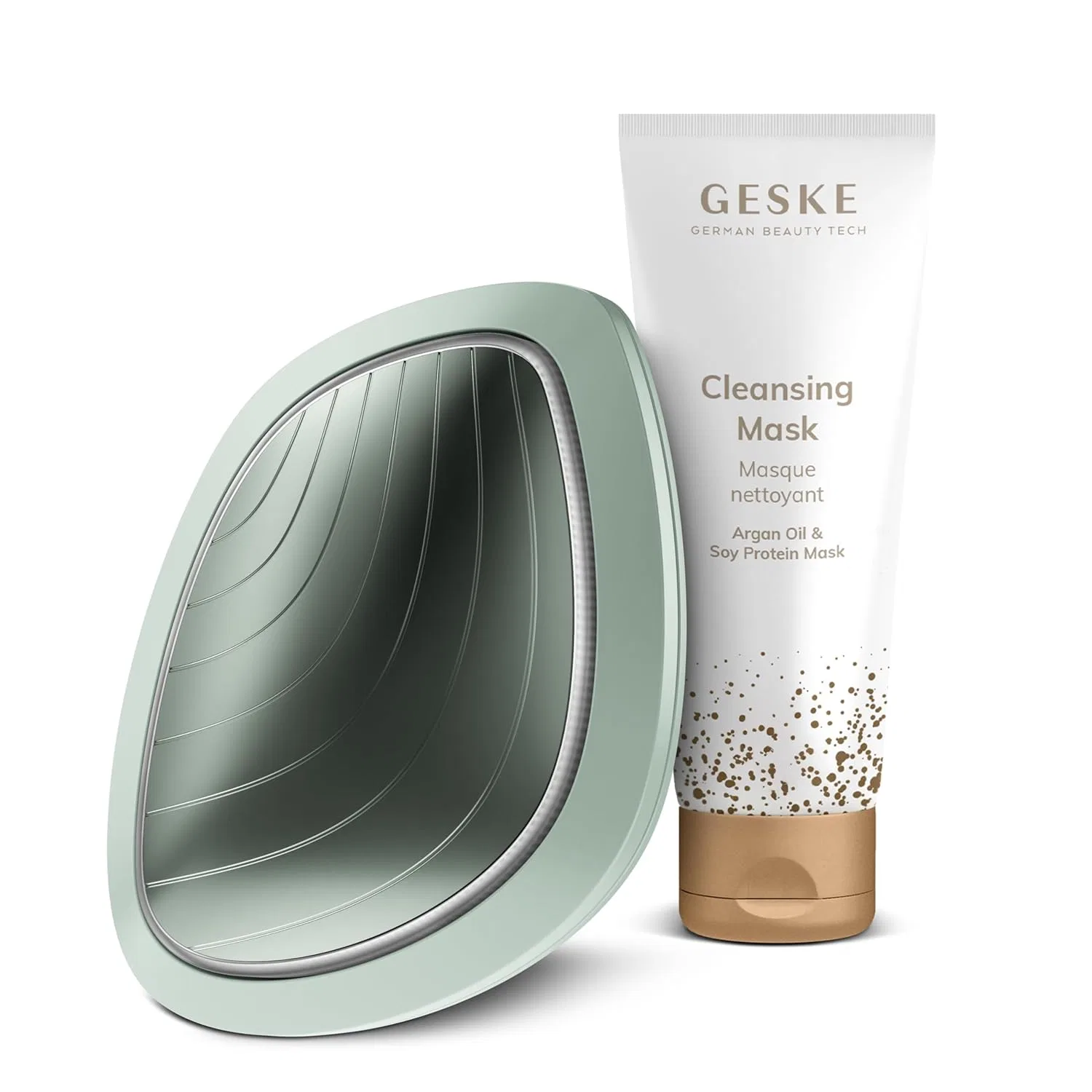 Маска для лица Geske — «SmartAppGuided Sonic Warm & Cool Mask 9 in » от , Green Cosmetic Bundle (Cleansing)