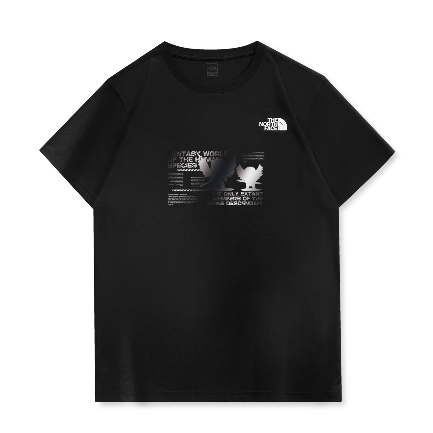 

THE NORTH FACE Футболка унисекс черная, Черный, THE NORTH FACE Футболка унисекс черная