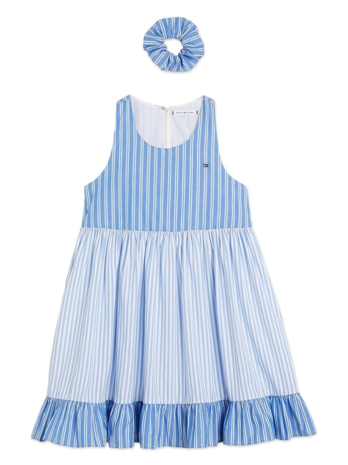 

Платье в полоску Tommy Hilfiger Junior, синий