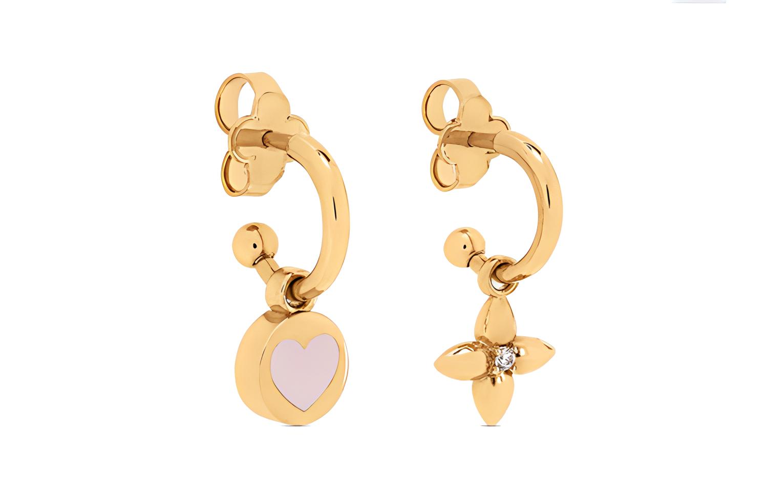 

LOUIS VUITTON ICONIC Металлические Серьги Женские Gold