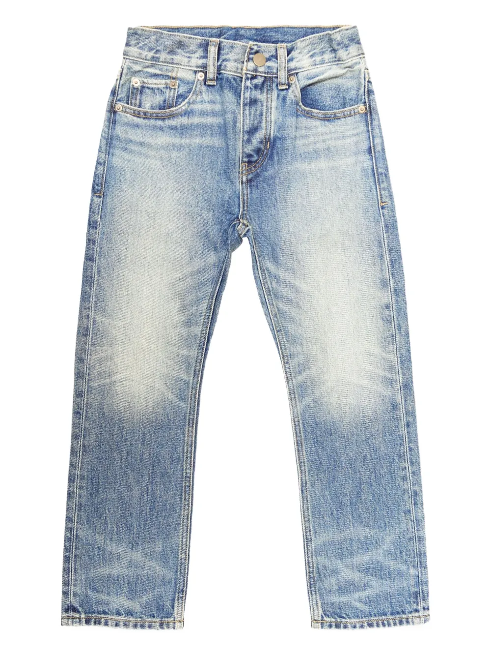 

Джинсы с эффектом потертости FEAR OF GOD ESSENTIALS KIDS, синий