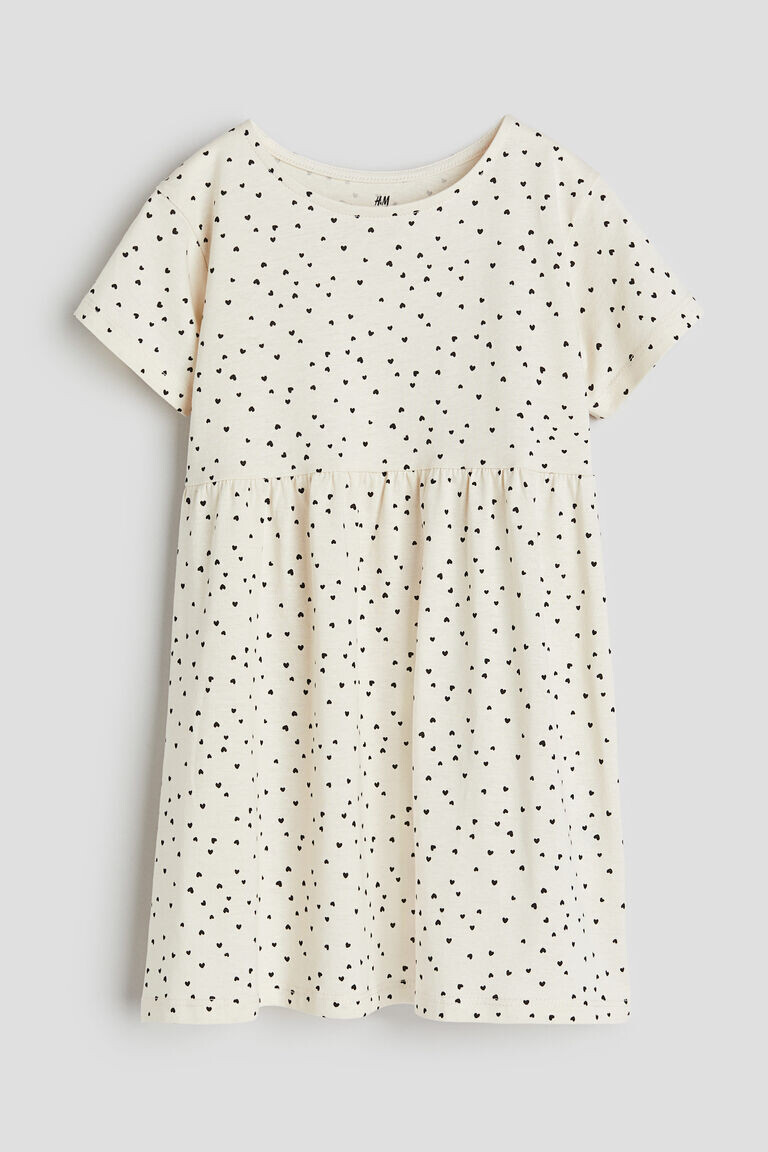 

Платье из хлопкового джерси H&M, белый