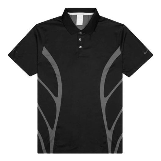 

Футболка Nike x Drake Crossover NOCTA Golf Series Sports Short Sleeve Polo Shirt Asia Edition Black, мультиколор