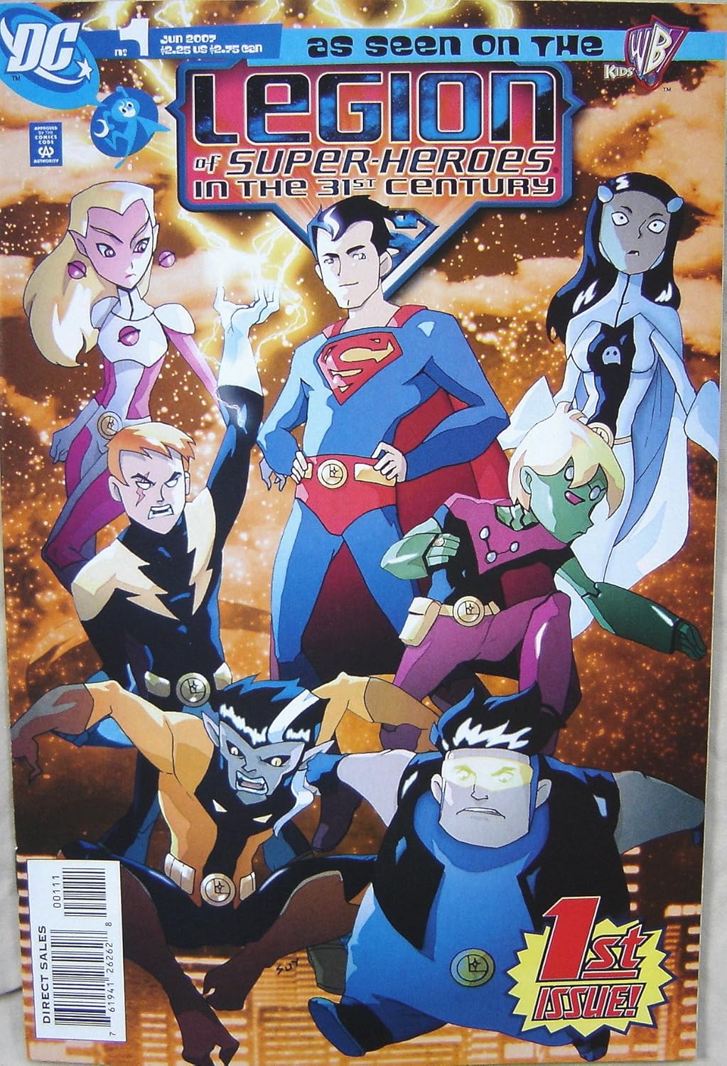

DC Comic Book # 1 Legion of Super Heroes in the 31st Century June 2007 (DC Comics)