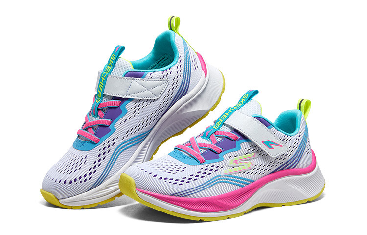 Детские кроссовки GS Low-top Белые/Синие/Красные Skechers, белый — фото 3