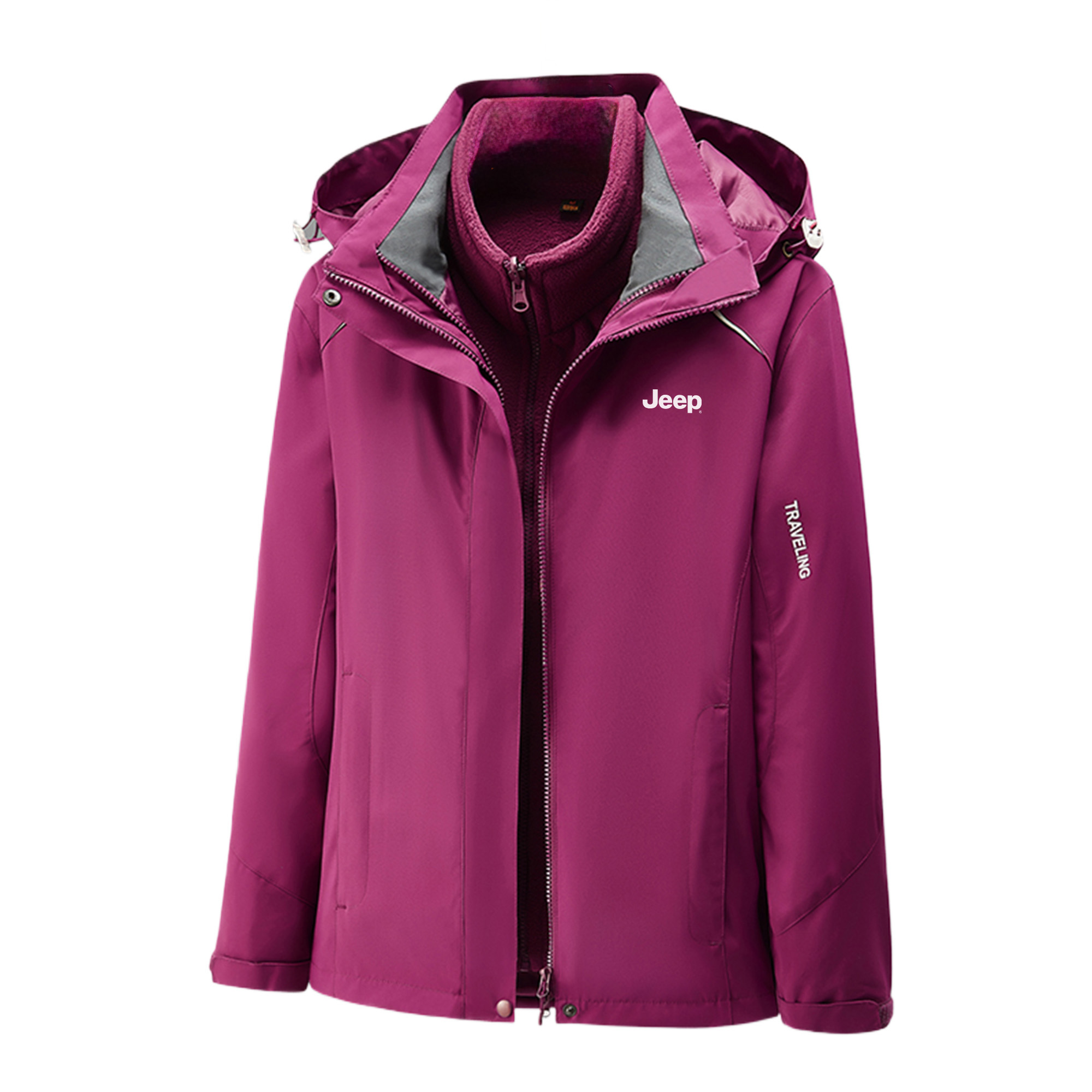 

Jeep Ветровка Unisex, Women's Maroon (Letter Version)