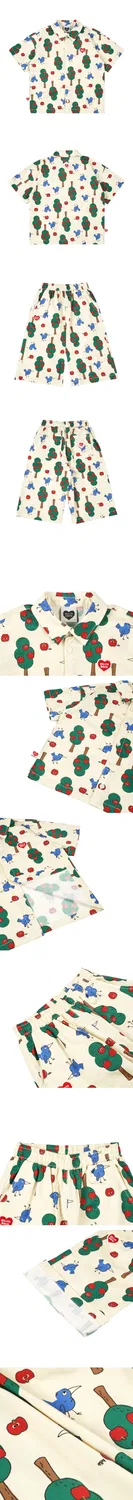 Детский комплект из рубашки и бриджей Apple Tree All Over от Belita&Boys — фото 4