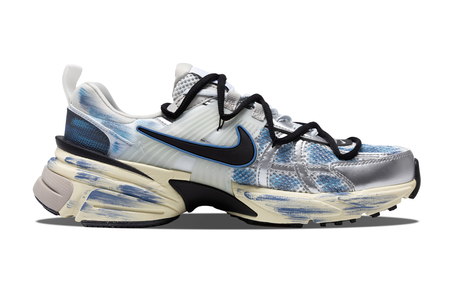 

Кроссовки для бега V2K Run унисекс с низким верхом, серебристые Nike