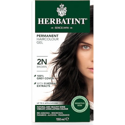 

Стойкий гель-краситель для волос 2n Черный Каштан Herbatint