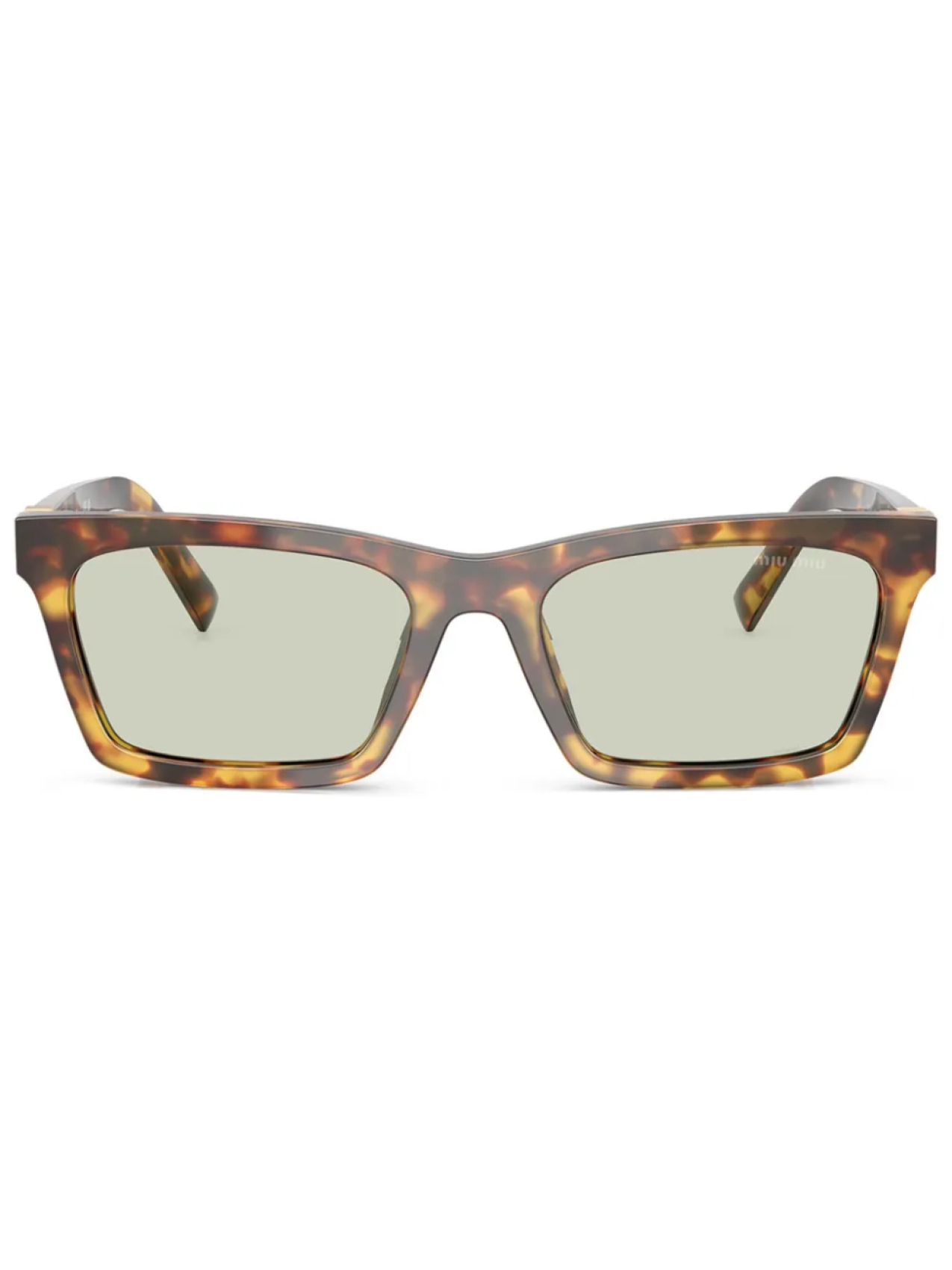 

Miu Miu Eyewear солнцезащитные очки в квадратной оправе, коричневый